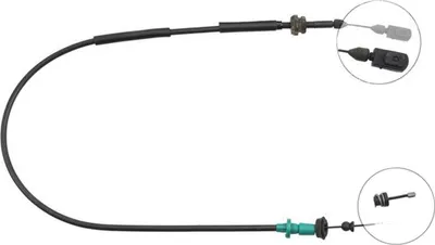 Produktbild von A.B.S. Gaszug K37410 für VW GOLF III (1H1) 0,11kg