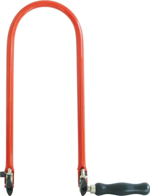 Imagen del producto de Arco para sierra de calar Connex – rojo/ – extra resistente – con mango de madera – fabricado en tubo de acero / Sierra de calar de madera / Sierra de precisión / Trabajos en madera / COX806001