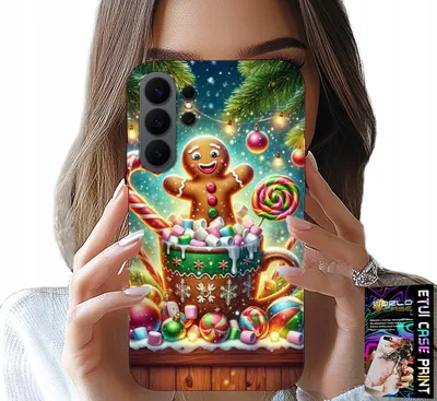 Produktbild von Etui Do Samsung Galaxy S26 Ultra - Piernik Pierniki Świąteczne Wzory +Szkło