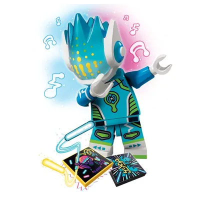 Image de LEGO 43104 VIDIYO Alien DJ BeatBox Music Video Maker Jouet musical pour enfants, application AR Set avec minifigure