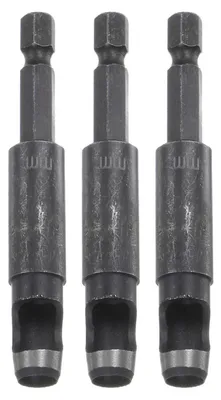 Zdjęcie produktu dla Wiertła Lochstanzer, 7 mm, 3 sztuki, trzpień sześciokątny, do obróbki skóry, papieru, tkanin