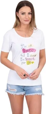 Obrázek produktu pro Halenka s perfektním potiskem, bílá