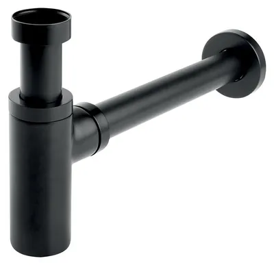 Zdjęcie produktu dla Syfon umywalkowy 5/4", czarny (S282-BL)