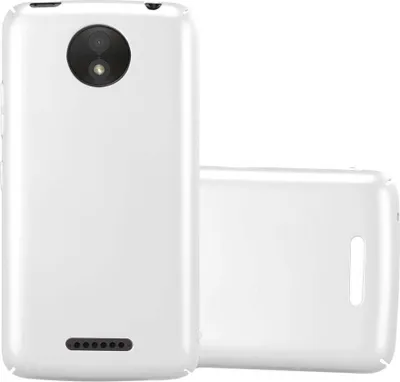 Produktbild von Cadorabo Hülle für Motorola MOTO C PLUS Schutzhülle in Silber Hard Case Handy Hülle Etui
