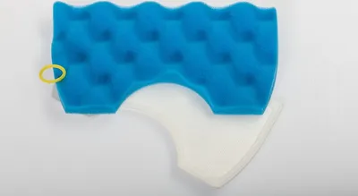 Produktbild von daniplus© Mikrofilter, Microfilter, Staubsaugerfilter, Motorschutzfilter passend für Samsung VCC4 - Nr.: DJ97-01040C