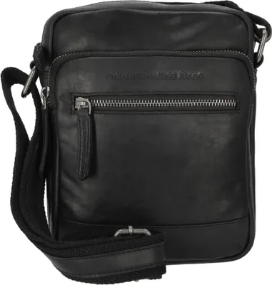 Produktbild von The Chesterfield Brand echt Leder Herren Schultertasche Umhängetasche Birmingham schwarz