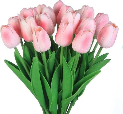 Image de Fleurs en latex - Rose - Réalistes - Décoration - 10 pièces