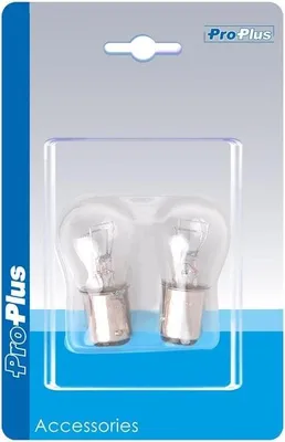 Zdjęcie produktu dla Żarówka samochodowa 12V 21/4W BAZ15d 2 sztuki w blistrze