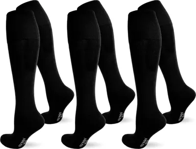 Produktbild von normani 3 Paar Wellness Kniestrümpfe aus Baumwolle mit Frotteesohle