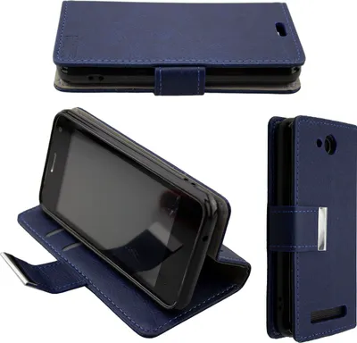 Obrázok produktu pre caseroxx puzdro na mobilný telefón kompatibilné s Alba Alba 4'  Wallet Case v modrá
