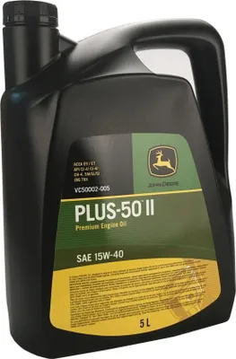 Zdjęcie produktu dla Olej silnikowy John Deere Plus-50 II 15W-40 5l VC50002-005 ORYGINAŁ