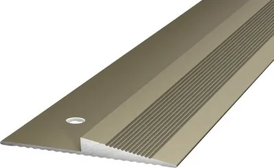 Produktbild von Prinz Rampenprofil Alu Edelstahl matt gelocht 38 x 4 x 2500 mm
