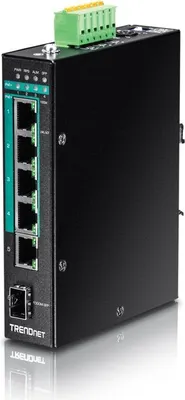 Immagine prodotto di Switch industriale TRENDnet 6 porte Gbit ManagedL2+ PoE+ metallo