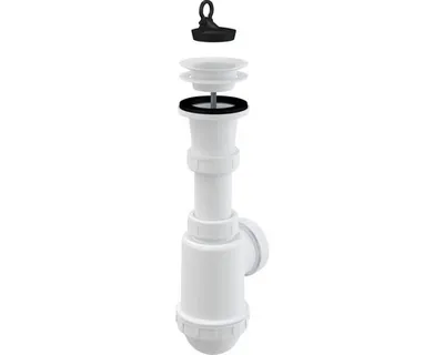 Immagine prodotto di Sifone per lavello Alcadrain con griglia in plastica DN70