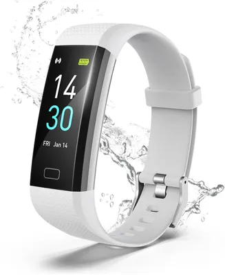 Produktbild von LEBEXY Fitness Tracker S1 mit Pulsmesser, Schlafüberwachung, IP68 wasserdicht, Benachrichtigungen, 16 Sportmodi, USB-Ladung, für Android iOS
