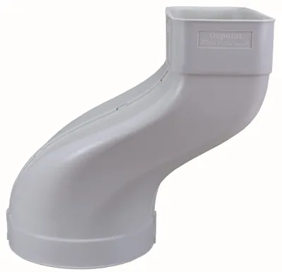 Obrázok produktu pre Plochý kanál 222 x 89 mm na adaptér Ø 150 mm s spojkami, prechodový diel pre odsávač pár