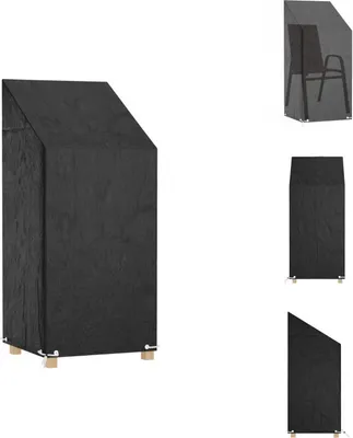 Produktbild von vidaXL Abdeckung für Gartenstuhl 8 Ösen 65x65x110/150 cm Polyethylen - Gartenmöbel-Schutzhüllen