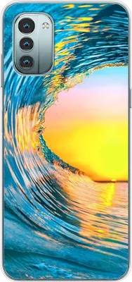 Produktbild von König Design Hülle kompatibel mit Nokia G11 Kunststoff Soft Handyhülle - Handy Case Welle