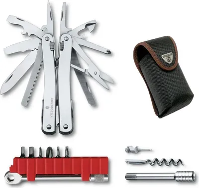 Produktbild von Swiss Tool Spirit X Plus Ratchet, silber