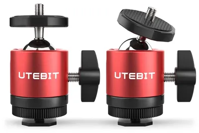 Productafbeelding van Balhoofdstatief met Flitsschoenadapter (2 Stuks)