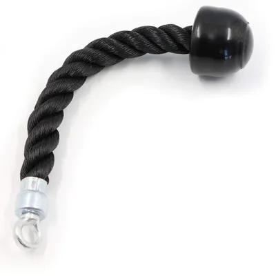 Immagine prodotto di TRANKIELO® - Corda per esercizi per il tricipite - Corda in nylon ergonomica - Ideale per tricipiti, bicipiti e spalle