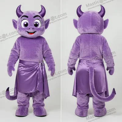 Immagine prodotto di Costume MASTICOT da diavolo in peluche color lavanda