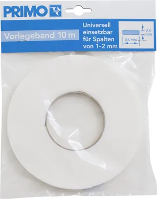 Produktbild von Vorlegeband weiß 10 m, 9 mm breit