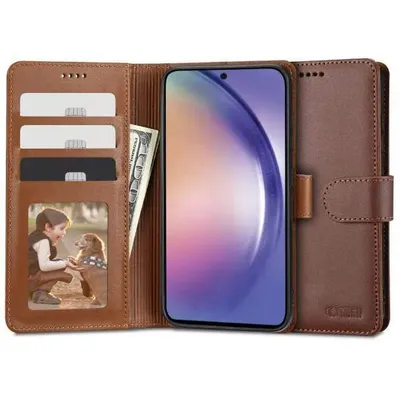 Obrázok produktu pre Tech-Protect Peňaženkové puzdro pre Samsung Galaxy A14 4G / 5G - hnedé