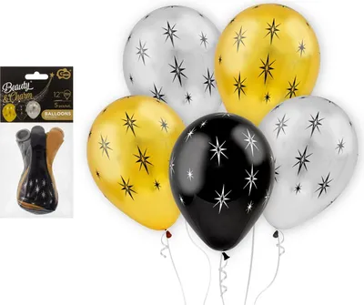 Immagine prodotto di Palloncini decorativi a stella 5pz 12" GoDan