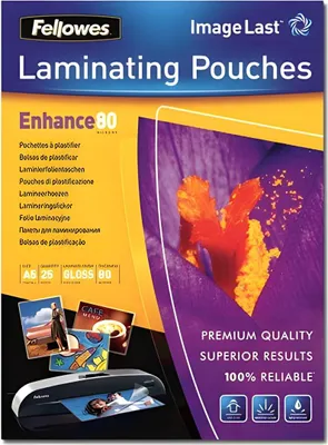 Immagine prodotto di Pellicola di laminazione Fellowes ImageLast A4 125 micron lucido 25P