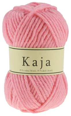 Produktbild von 100g Mützenwolle / Jackenstrickgarn KAJA, 25% Wolle, verschieden Farben, Farbe:rosa