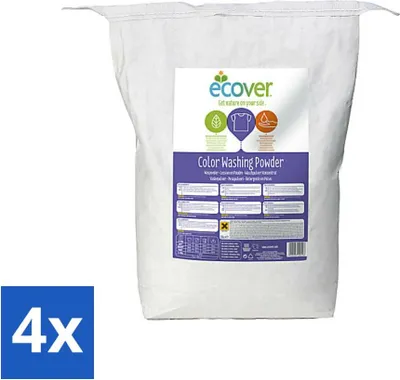 Produktbild von Ecover - Waschpulver Color - Für Buntwäsche - 7,5 kg - Vorteilspack - 4 Stücke
