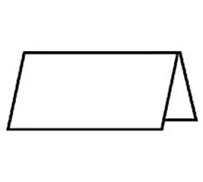 Produktbild von Rössler Papier Paperado-Tischkarte Weiß 100x100 mm, ein Stück