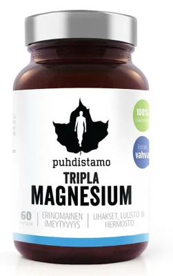Zdjęcie produktu dla Puhdistamo Triple Magnesium 60 kapsuek