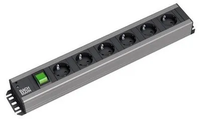 Obrázok produktu pre Bachmann Tradesmans strip - Verlängerungsschnur - Ausgangsanschlüsse: 6 - 2,0m - Schwarz (300.011)