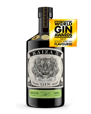 Produktbild von KAIZA 5 GIN - 700 ml - 43% | Der ausgezeichnete Premium-Gin aus Südafrika/Kapstadt