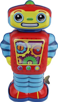 Produktbild von Blechspielzeug Roboter Cosmo groß aufziehbarer Blechroboter