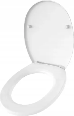 Zdjęcie produktu dla Deska WC Sedesowa Wolnoopadająca Twarda Duroplast biała koło