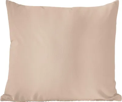 Produktbild von MuchoWow® Zierkissen Sofakissen Wohnzimmer Dekokissen 60x60 cm Beige - Farben - Unifarben - Sitzfläche - Foto Polster