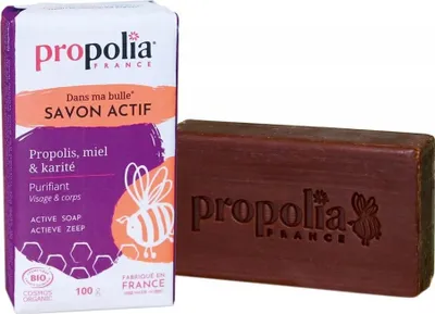 Image de Propolis-Miel-Shea - Savon actif bio 100g