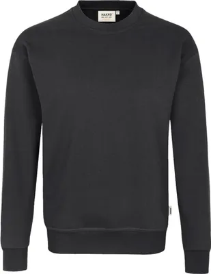 Produktbild von HAKRO Sweatshirt Mikralinar® 475, karbongrau, 4XL