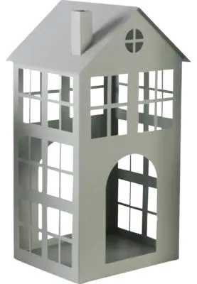 Produktbild von Laterne Lafiora Haus Metall 20 x 17 x 36 cm grün