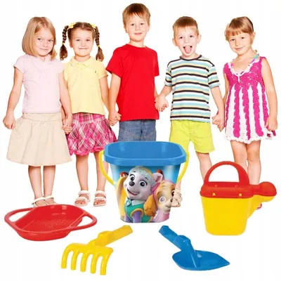 Produktbild von Wader Psi Patrol Großes Sandspielzeug-Set 5 Teile