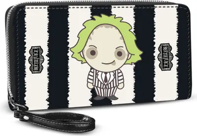 Produktbild von Karactermania Strips Beetlejuice Brieftasche Weiß,Schwarz  Herren,Damen Weiß,Schwarz One Size