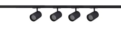 Image de Système de rails Tokio 4xGU10 Noir