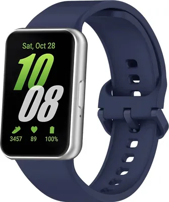 Productafbeelding van imoshion Siliconen bandje voor de Samsung Galaxy Fit 3 - Donkerblauw