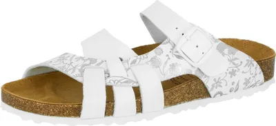 Produktbild von Slipper BIOLINE FLORA weiss/silber 41