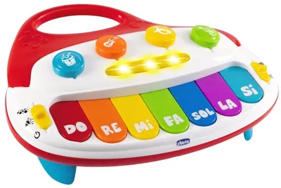 Produktbild von Chicco 00012242000000, Musikspielzeug, Trommel, Gitarre, Klavier, Trompete, Violine, 1 Jahr(e), AA, 800 g, Blau, Grün, Orange, Violett, Rot, Weiß, Gelb