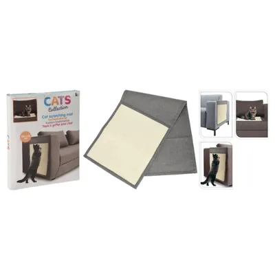 Produktbild von Pets Collection Kratzmatte für Katzen Grau 130x45 cm