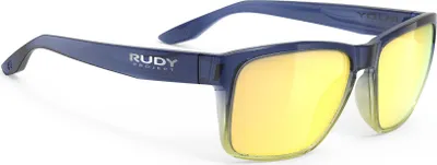 Produktbild von Rudy Project Spinhawk Edge RP Optics Sonnenbrille Crystal Blue Avio / Apple Green Fade Gloss